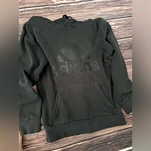 Adidas black on black hoodie